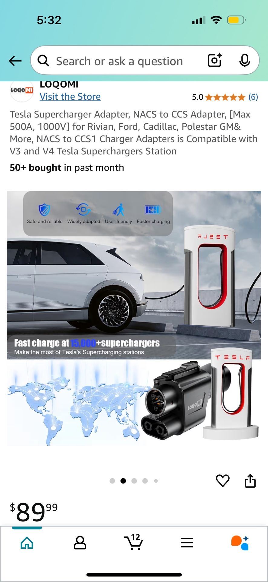 TESLA SUPERCHARGER ADAPTER