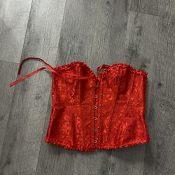 RED corset
