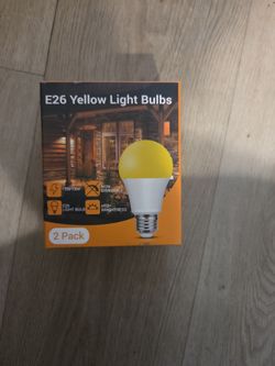 Yellow light bulbs