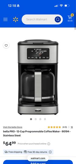12 cup programmable coffee maker