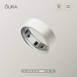 *NEW* OURA ring Ceramic Cloud - Size 7