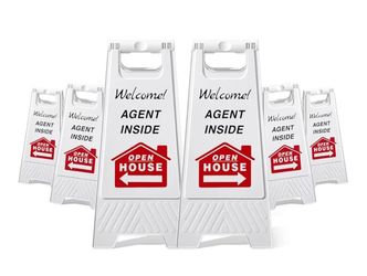 Open House Signs -6pk
