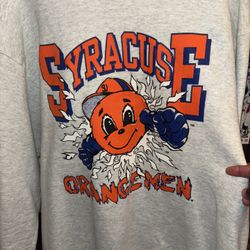 Vintage 90s Syracuse 2sided Sweatshirt Large 