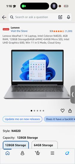 Lenovo laptop