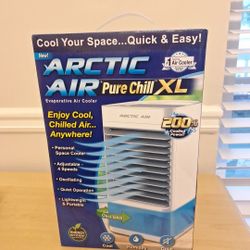 ARCTIC AIR Pure Chill XL, Portable Air Cooler (New)