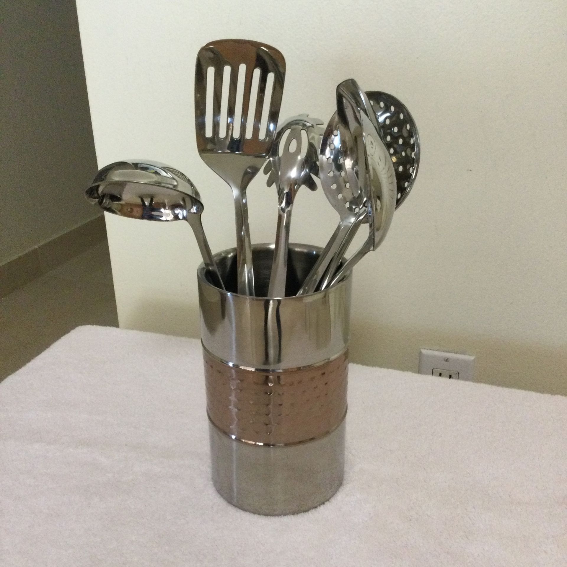 Stainless Steel Tub Of Tools Set