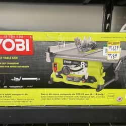 Ryobi 8-1/4” Compact Table Saw