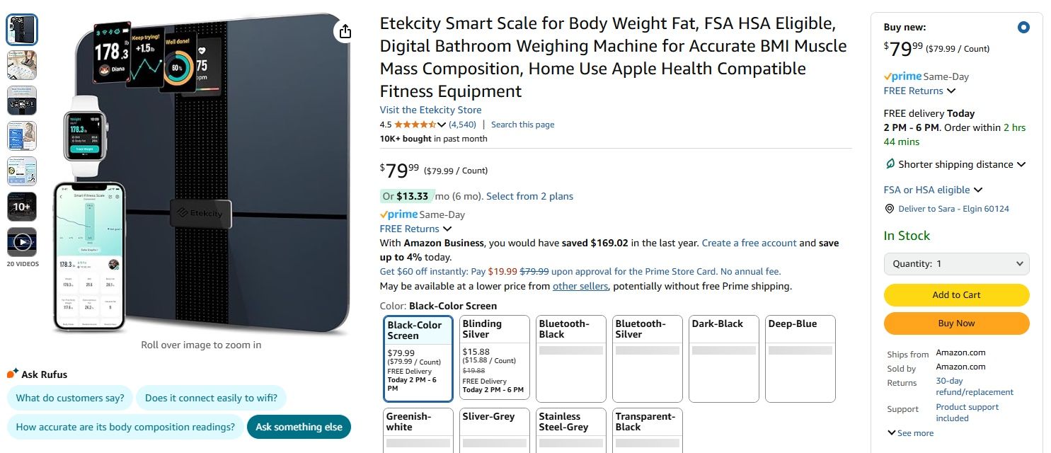 New Digital Smart Scale