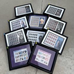 Vintage USPS Commemorative Postage Stamps "Legends of Hollywood" and Disney