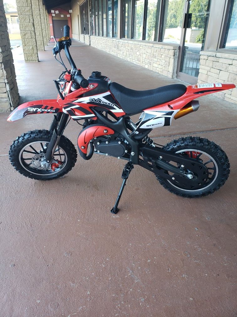 Brand New SYX 50cc Kids Dirt Bike