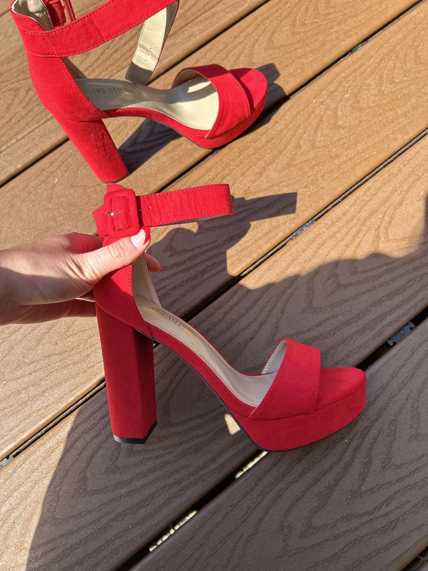 Woman’s High Red Heels 