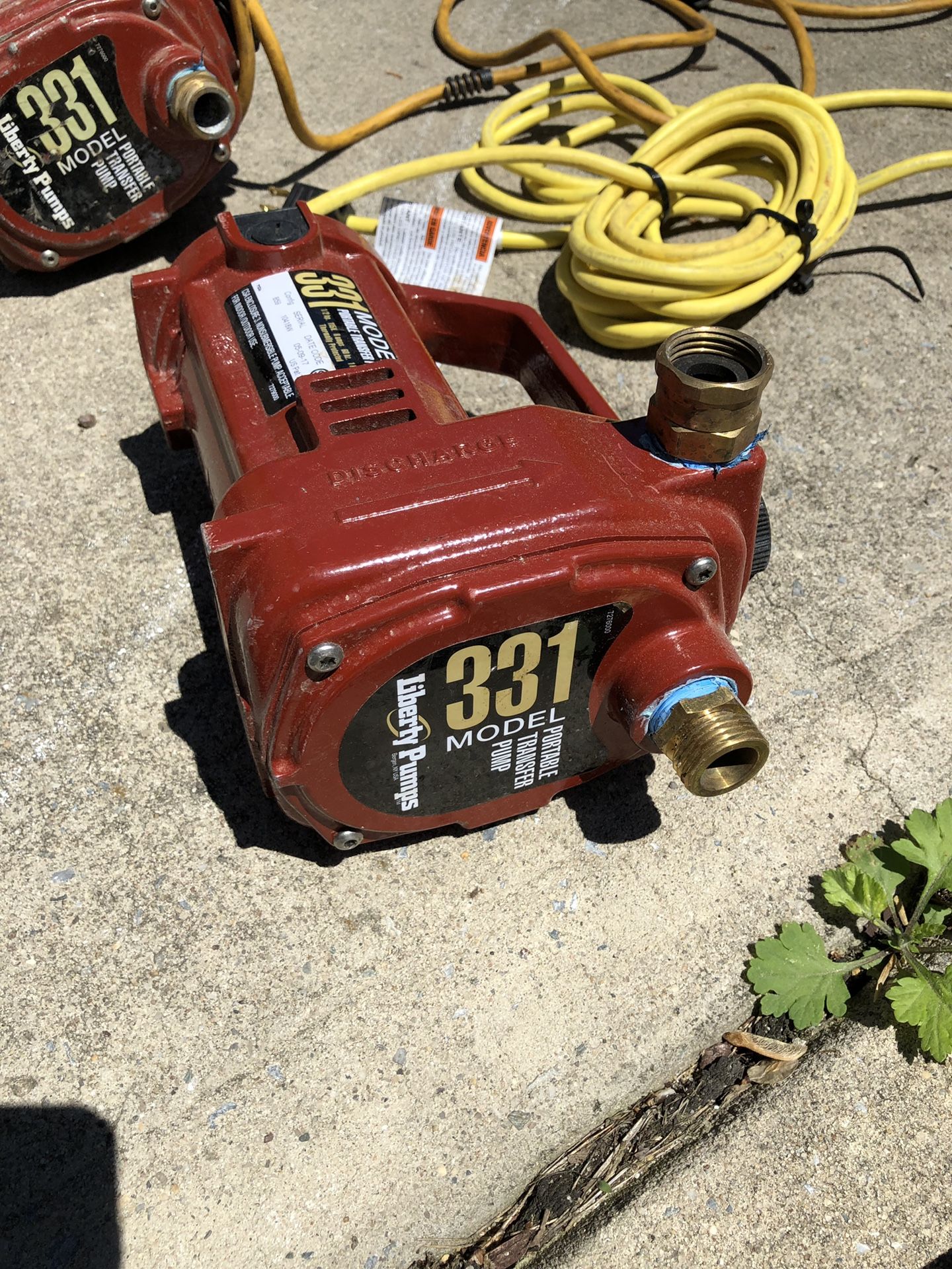 Portable Transfer PumpsLiberty PumpsModel 331 for Sale in Bronx, NY