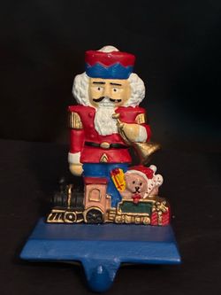 Vintage Nutcracker Christmas Stocking Holder