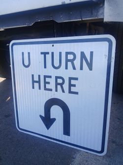 U Turn Here U