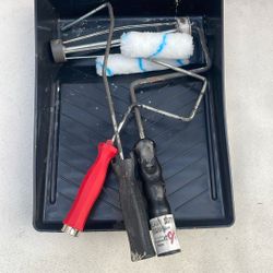 Paint Tray And Rollers