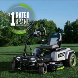 EGO POWER+ Z6 e-Steer 22 HP 42-in 56-volt Lithium ion Electric Zero-turn riding lawn mower with ( 4) 12 Ah Batteries (Charger Included )