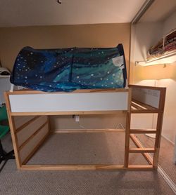 Kura reversible kids child bunk bed Ikea - barely used