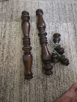 Wooden leg set 20 bucks. Very solid