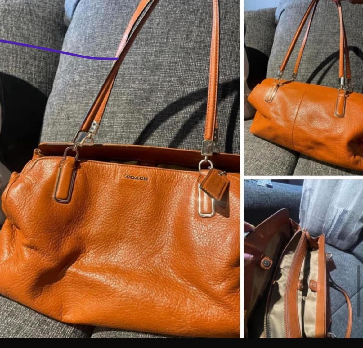 Authentic Coach Bags . $30-$50 Each