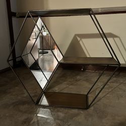 Hexagonal Industrial Wall Mount Decor