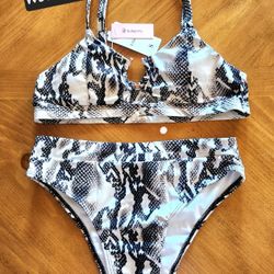 Woman's High Waisted Bikini Set