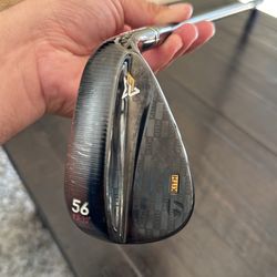Kith TaylorMade Iron Milled Grind 3 56 Loft Wedge- Black for Sale