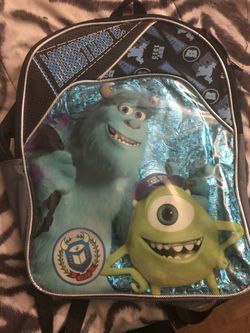 Monsters Inc backpack New
