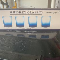 4 Whiskey Glasses 