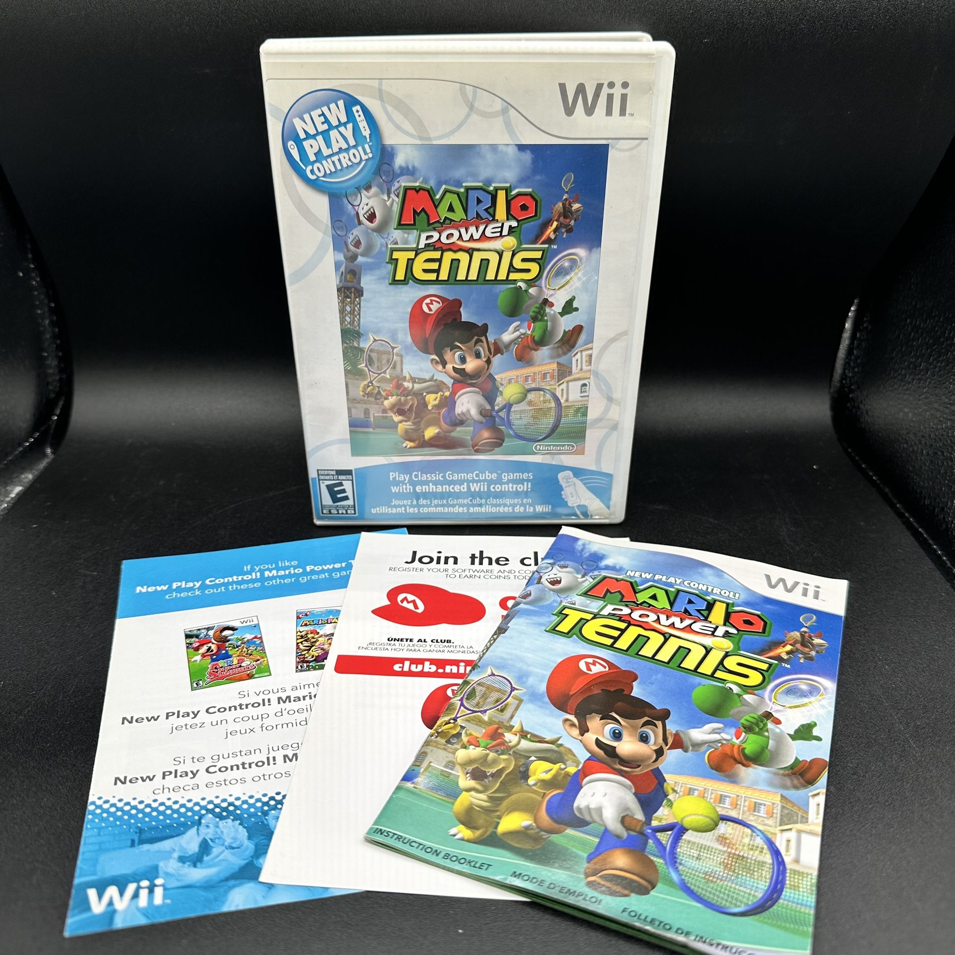 CiB Mario Power Tennis Nintendo Wii New Play Control