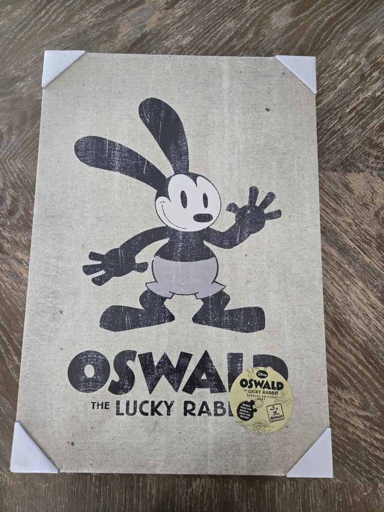 Oswald The Lucky Rabbit Disney Store Art