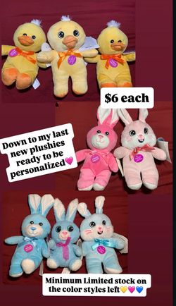 Personalized Plushies