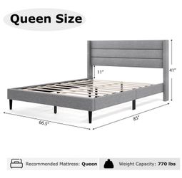 Queen BEDFRAME - Cama Queen Size - We offer delivery 🚚
