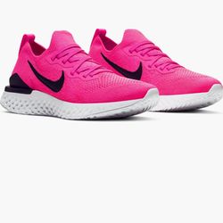Nike Women's Epic React Flyknit 2 Running Shoe Bright Pink - 8.5