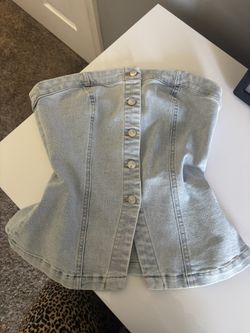 Denim Corset