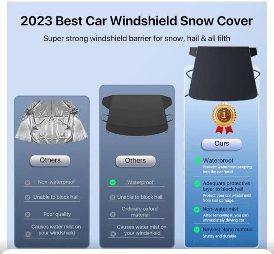 Car Windshield Cover for Ice & Snow