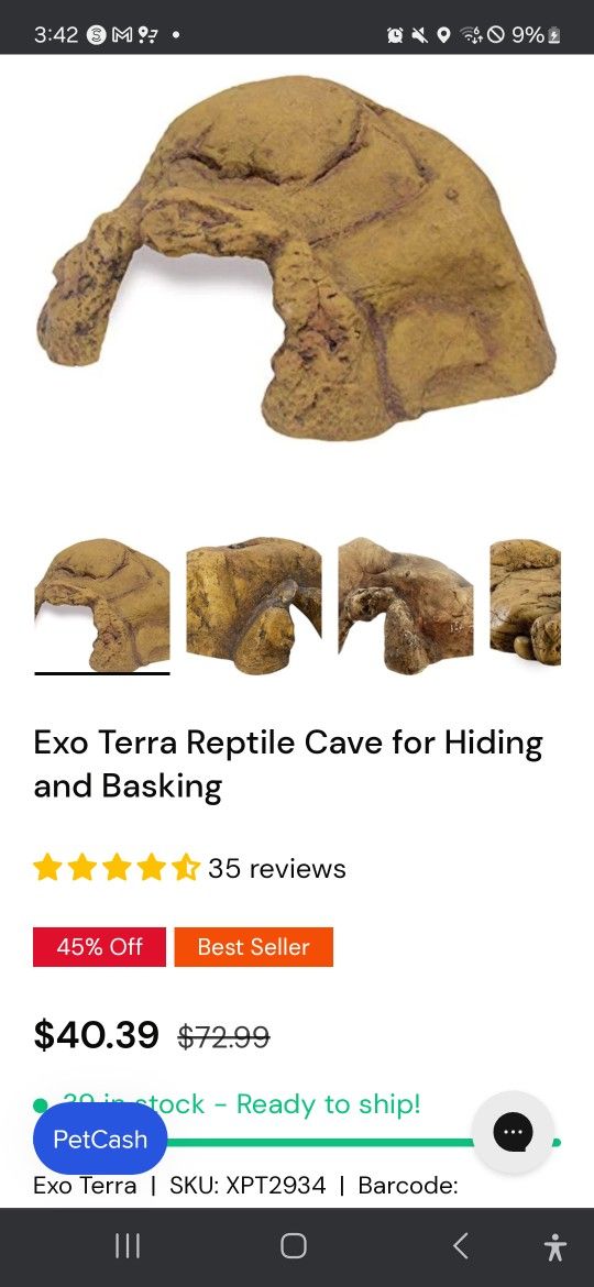 Reptile Caves Brand New Couple Diff Kinds From Small To Lg