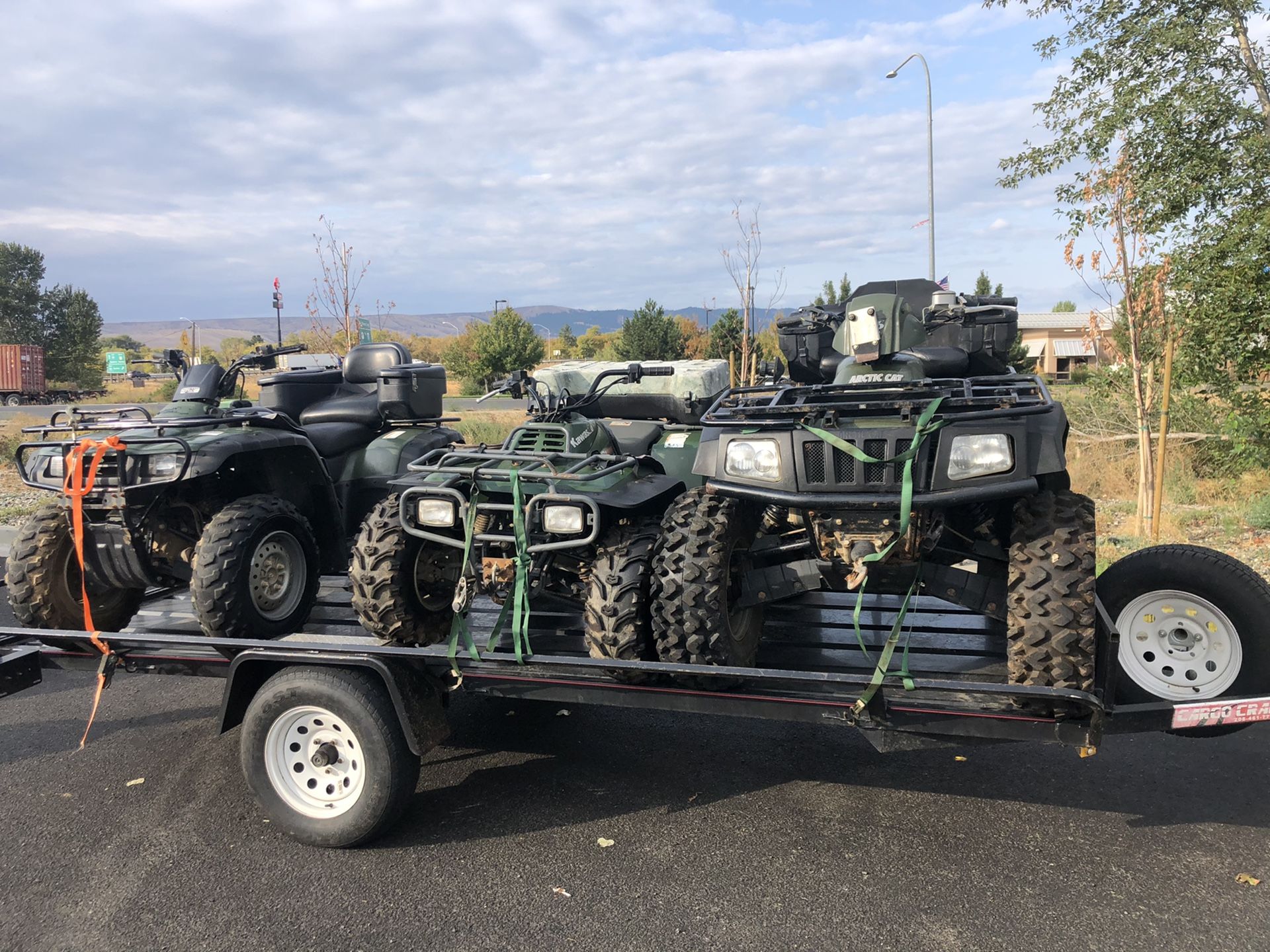 2012 Mirage atv side load trailer