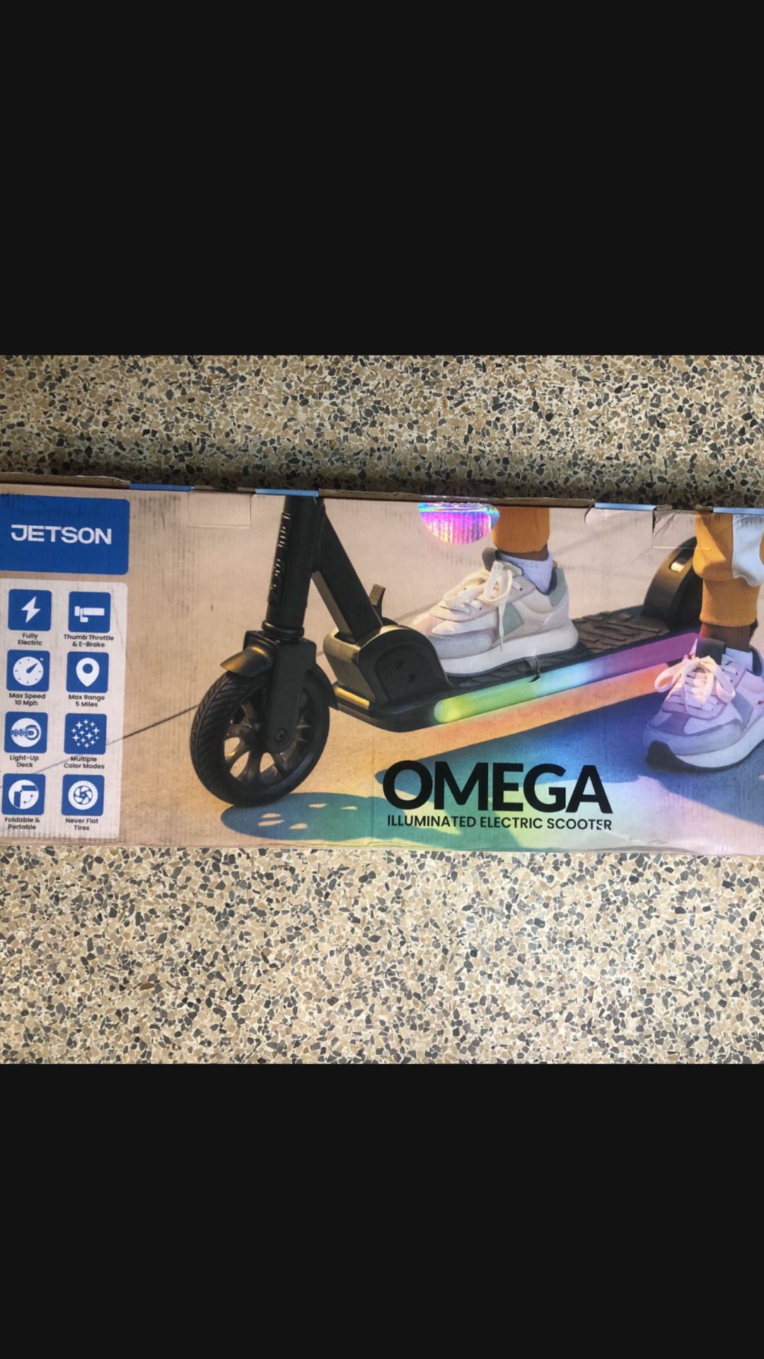Jetson Omega Electric Scooter 5-10MPH Up to 5 miles, Foldable
