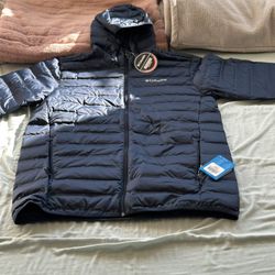 Columbia Heat Seal Jacket in Dark Blue