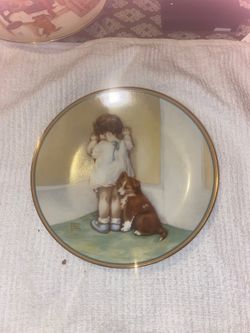 A child’s best fiend collectors plate