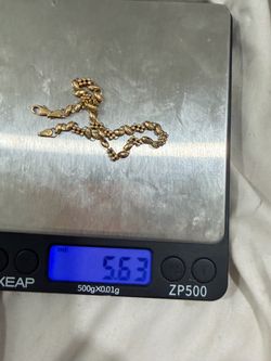 18k gold bracelet