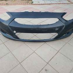 2012 - 2017 Hyundai Accent Front Bumper Cover Oem 