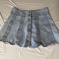 Western Denim Skirt 