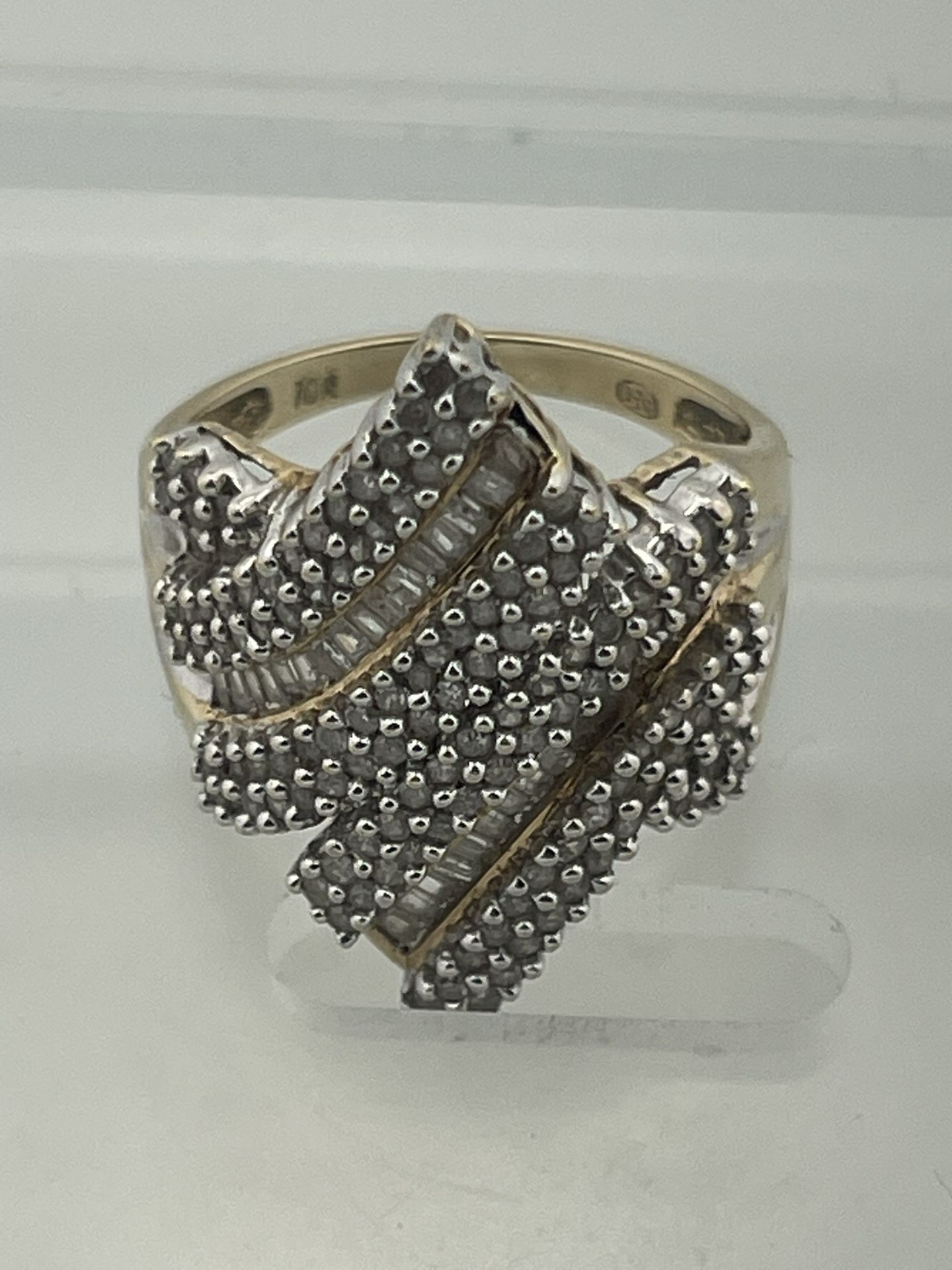 Gold And Diamonds Ring 14k Yellow