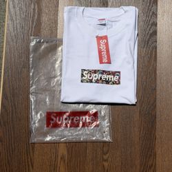 Supreme x Murakami COVID-19 Relief Box Logo Tee