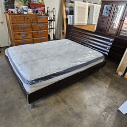 Queen Bed And Mattress