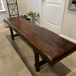 Two Table Benches Solid Wood! 