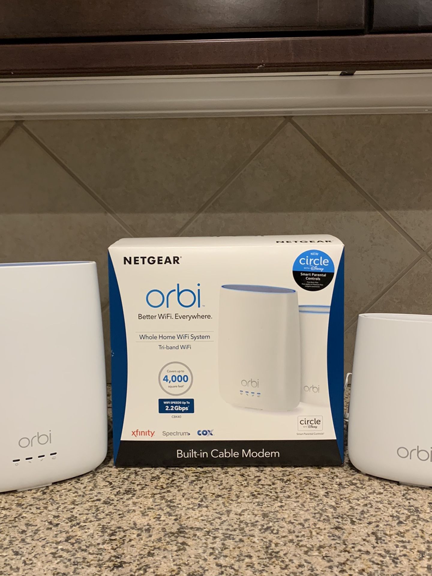 Orbi Whole Home Wifi System (Modem+Router Combo)