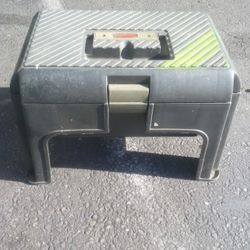 Rubbermaid Storage Step Stool Toolbox Super Tough 