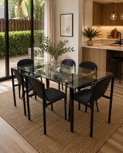 Dining table with chairs